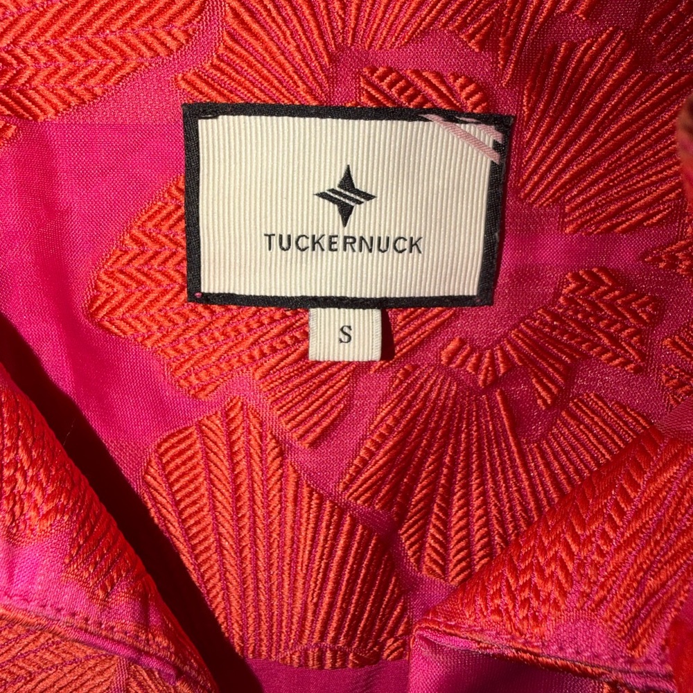Tuckernuck Vibrant Pink and Orange Textile